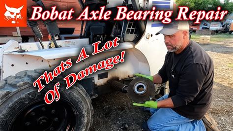 bobcat axle bearing repair